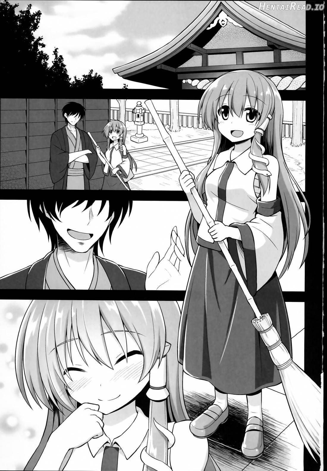 Shinkou no Tame ni Sanae-san ga Shokushu de Muriyari Kaihatsu Sareru Moriya Jinja Chapter 4 - page 2