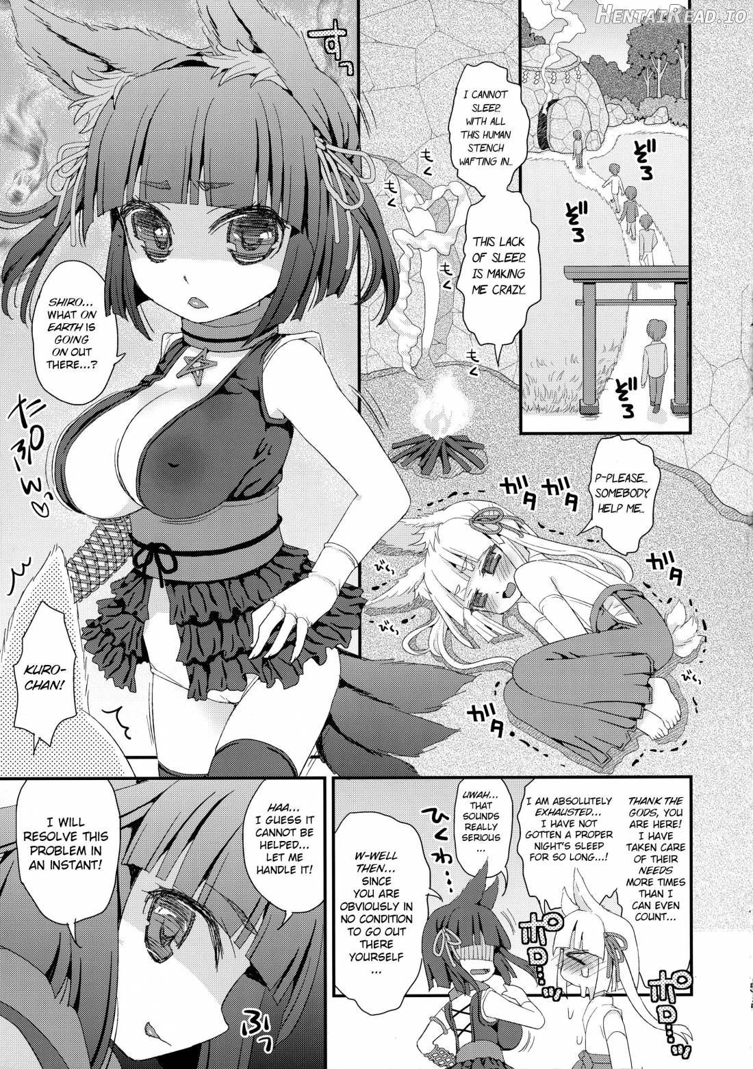 Noja Loli Babaa Kitsune-sama to Furo Chapter 3 - page 4