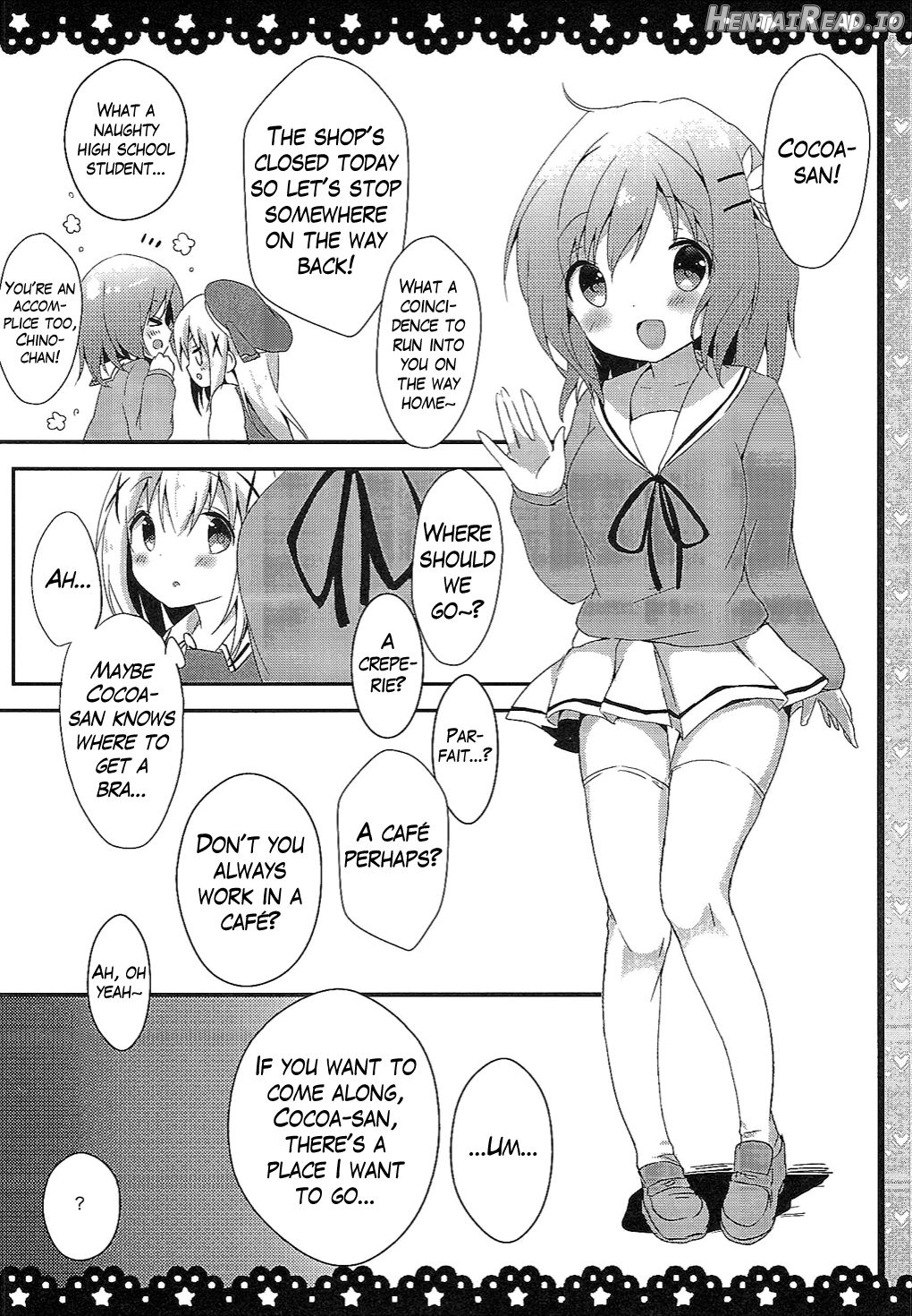 Chino-chan Bra Tsukete Naino!? Chapter 1 - page 6