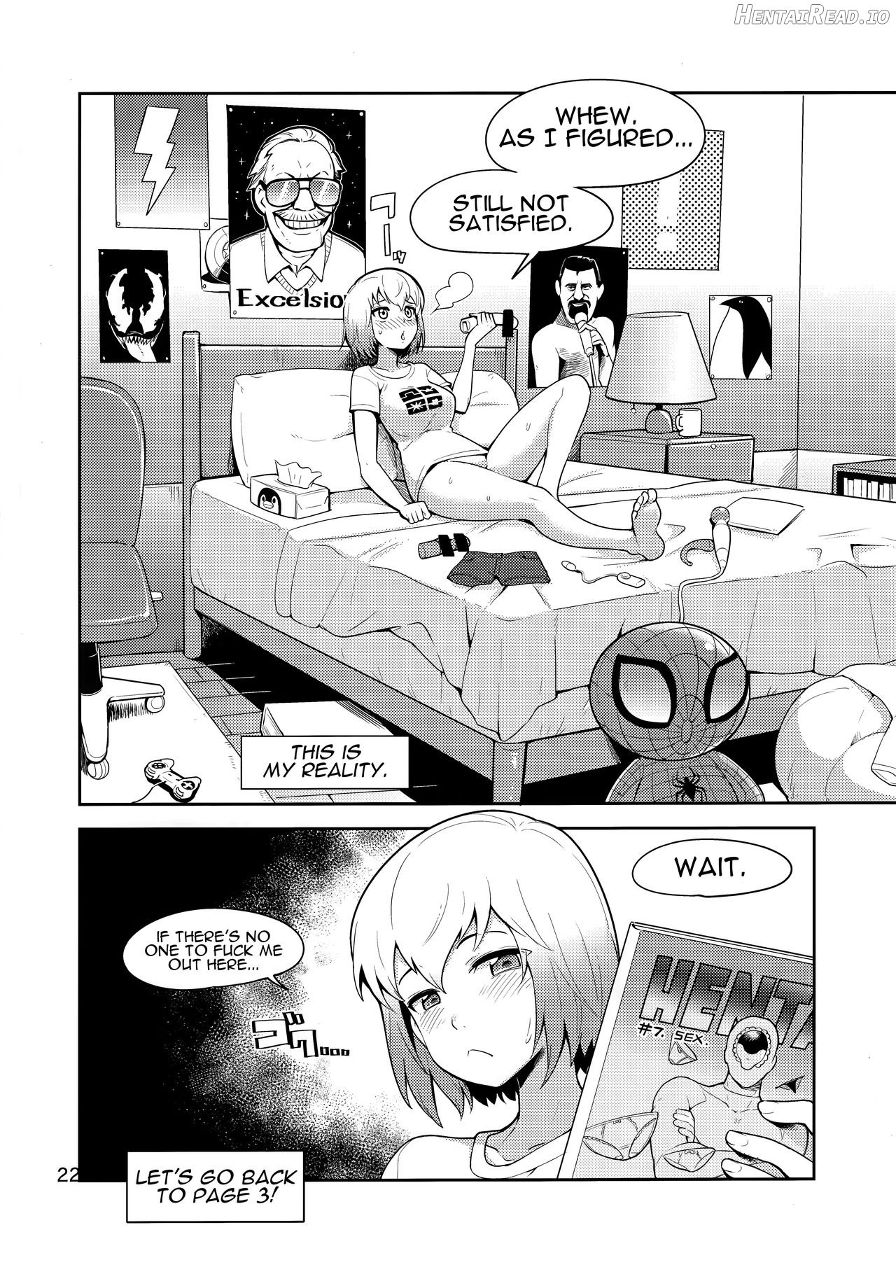 Gwenpool Ecchi na Sekai ni Ojama Shima~su Chapter 1 - page 21