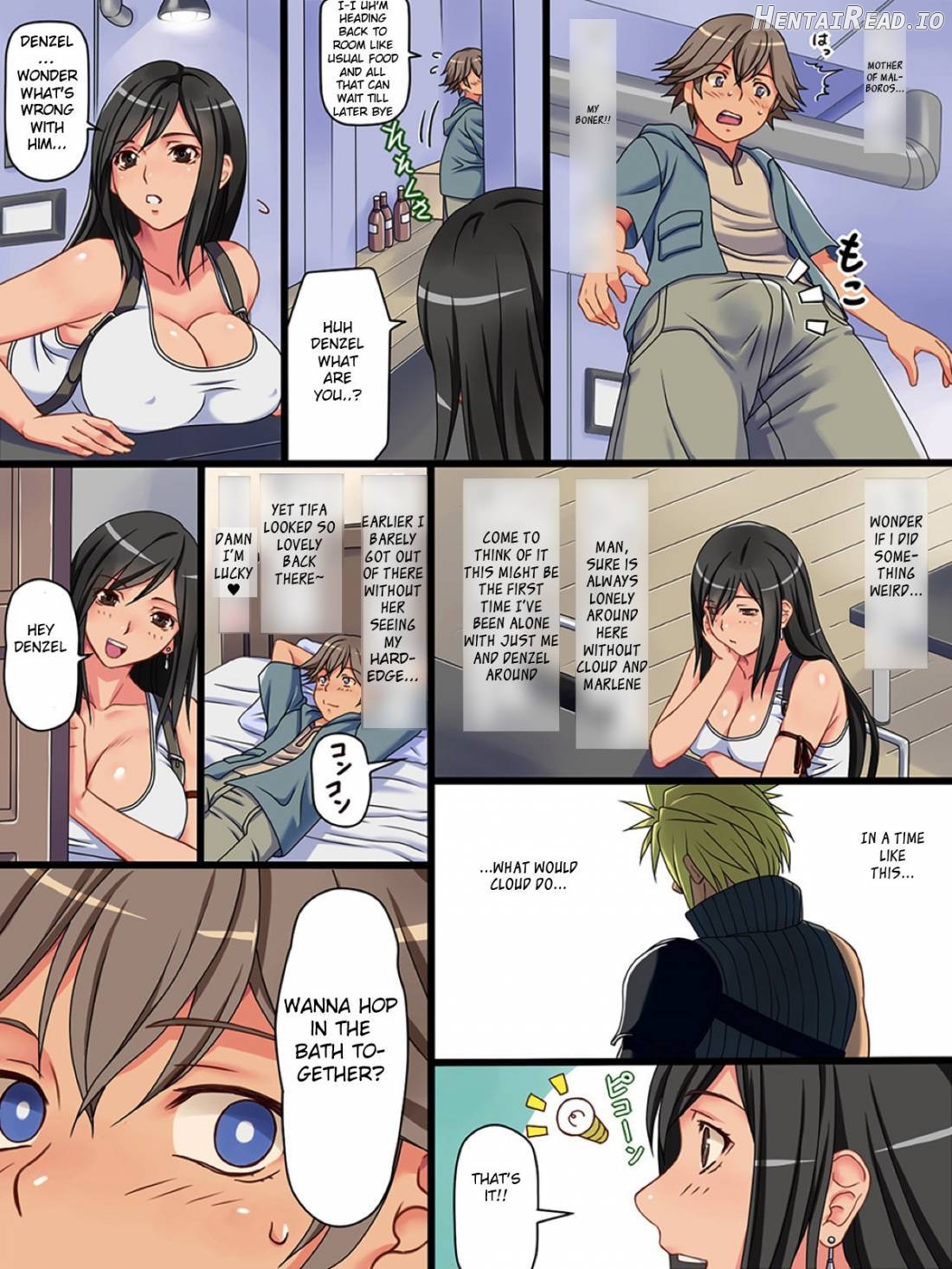 Tifa to Denzel no Hadaka no Tsukiai Chapter 1 - page 4