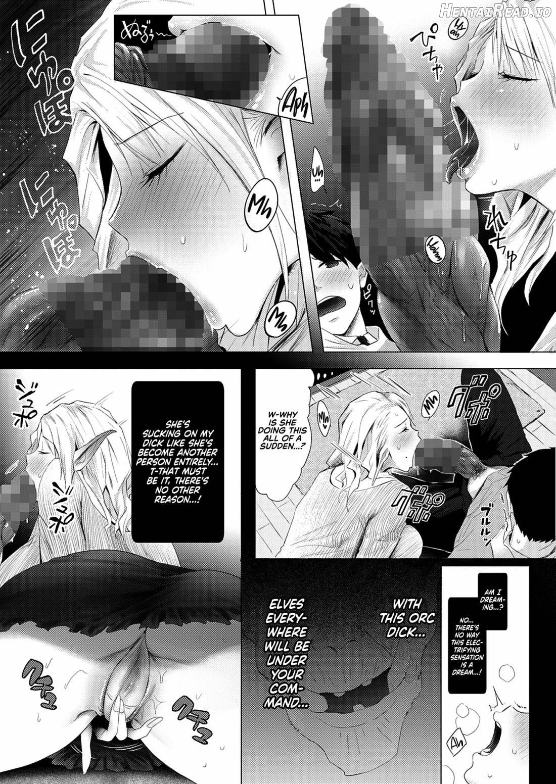 Orc Chinpo o Te ni Ireta! Elf Oyako o Ore Senyou Nama Onaho ni Shitatta www Chapter 1 - page 10