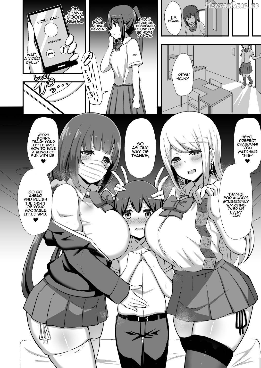 Fuuki no Haiboku -Dosukebe JK Gal Combi no Otouto Netori- Chapter 1 - page 7