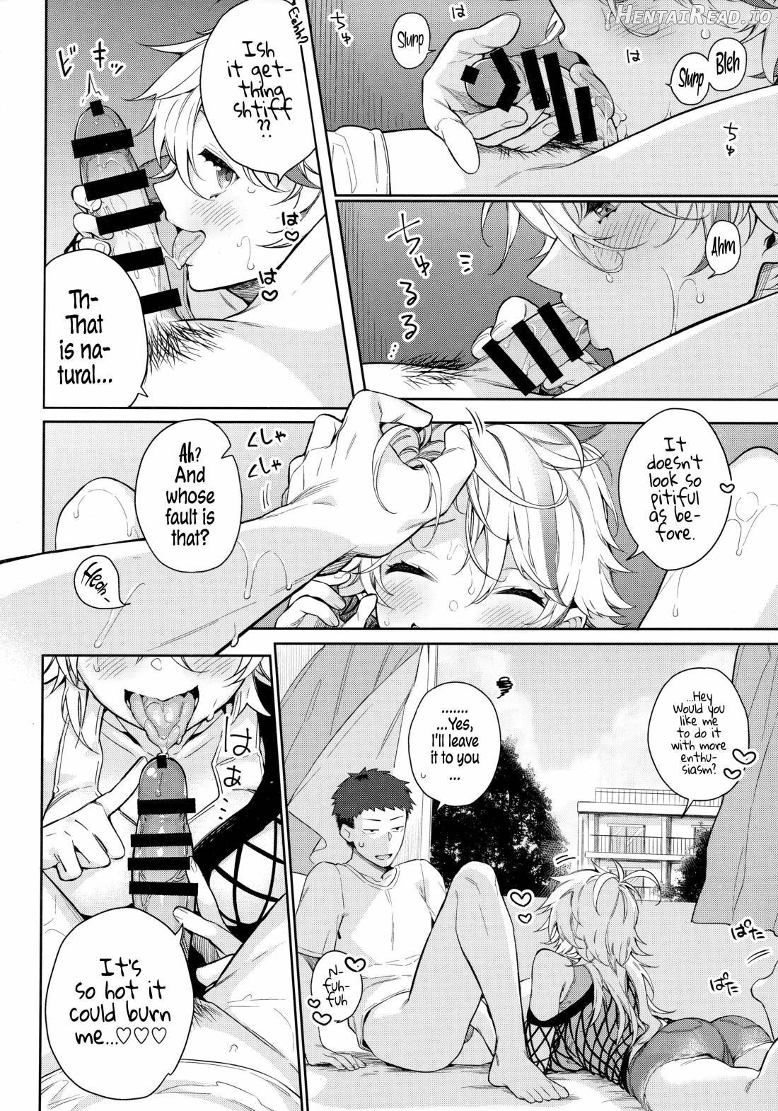 Chikyuu ga Achuachu dakara Kanojo ga Chintama o Fuufuu Shite Kureru Hon Chapter 1 - page 6