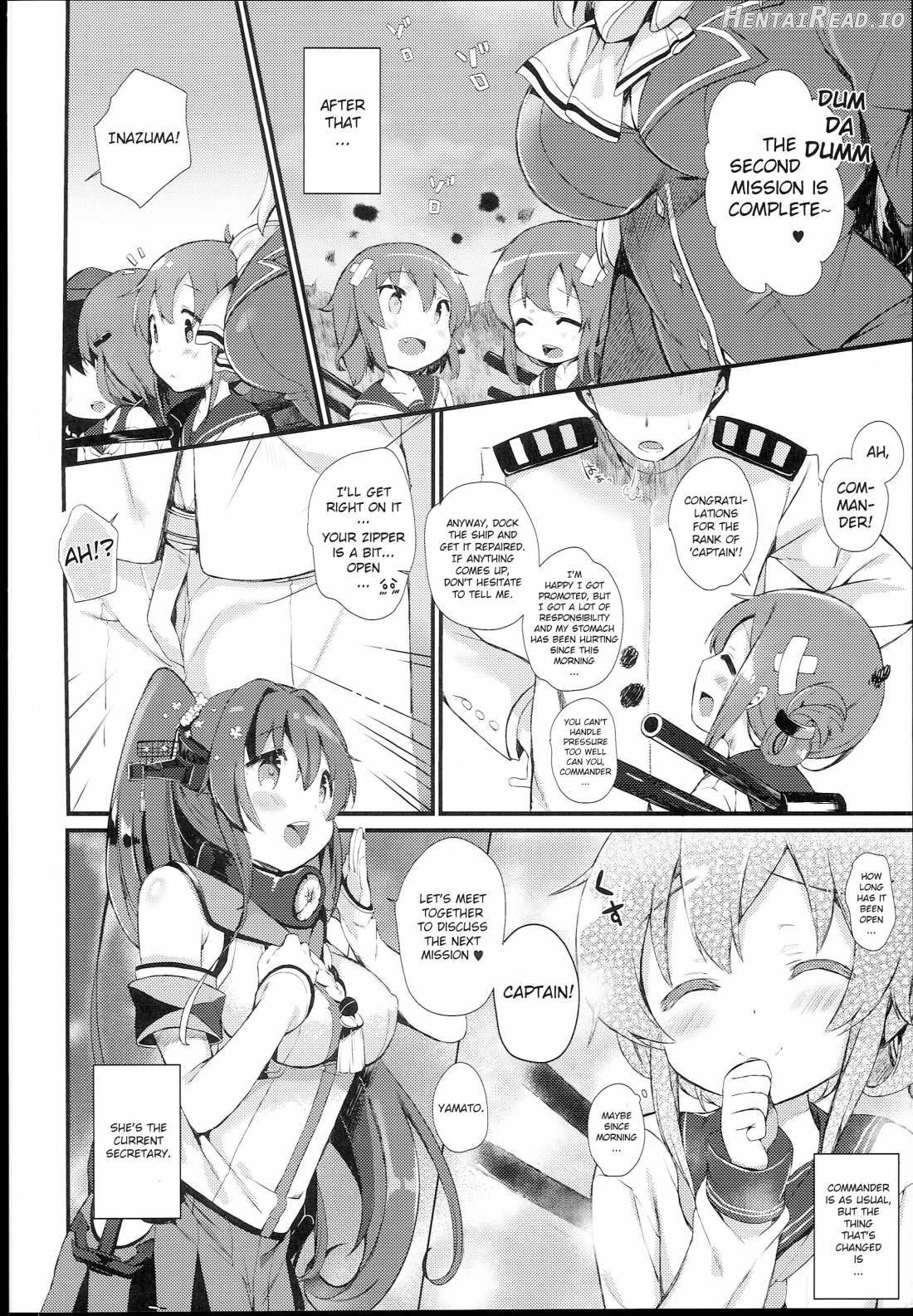 Inazuma wa Zutto Zutto Zutto Shireikan no Hishokan nano desu Chapter 1 - page 4