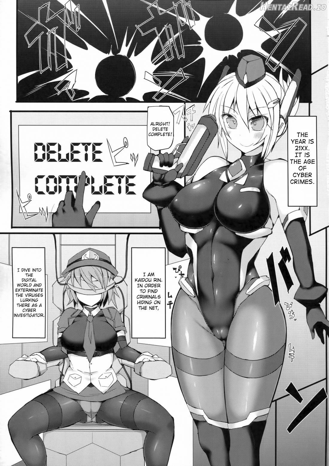 Cyber Police Rin - Subepichi KuroSto Fukei Ahegao Kairaku Sennou Chapter 1 - page 2