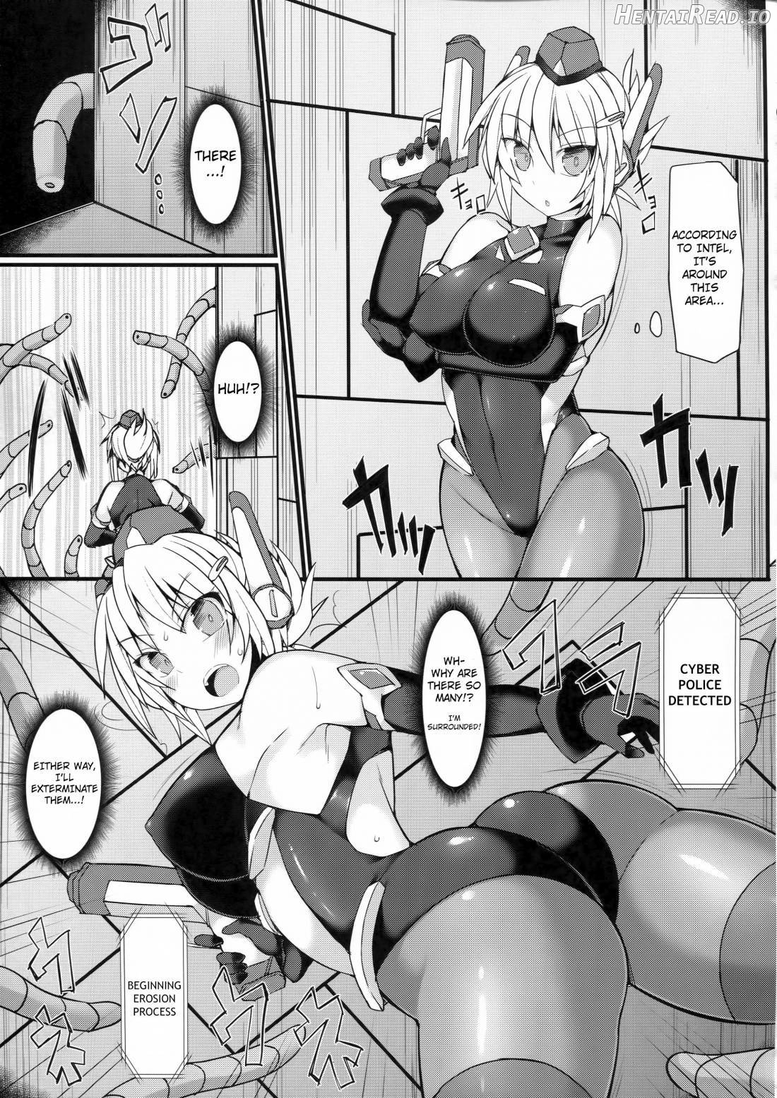 Cyber Police Rin - Subepichi KuroSto Fukei Ahegao Kairaku Sennou Chapter 1 - page 4