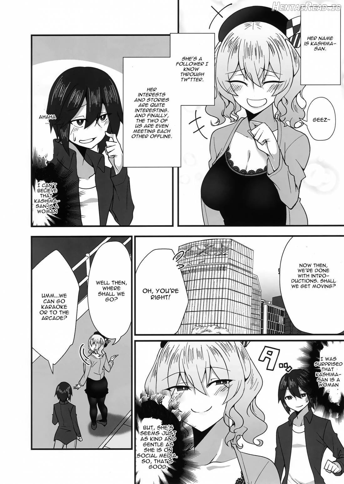 Follower de Stalker no Kashima-san ni Off-kai no Ato Gyaku Rape sareru Hon Chapter 1 - page 3