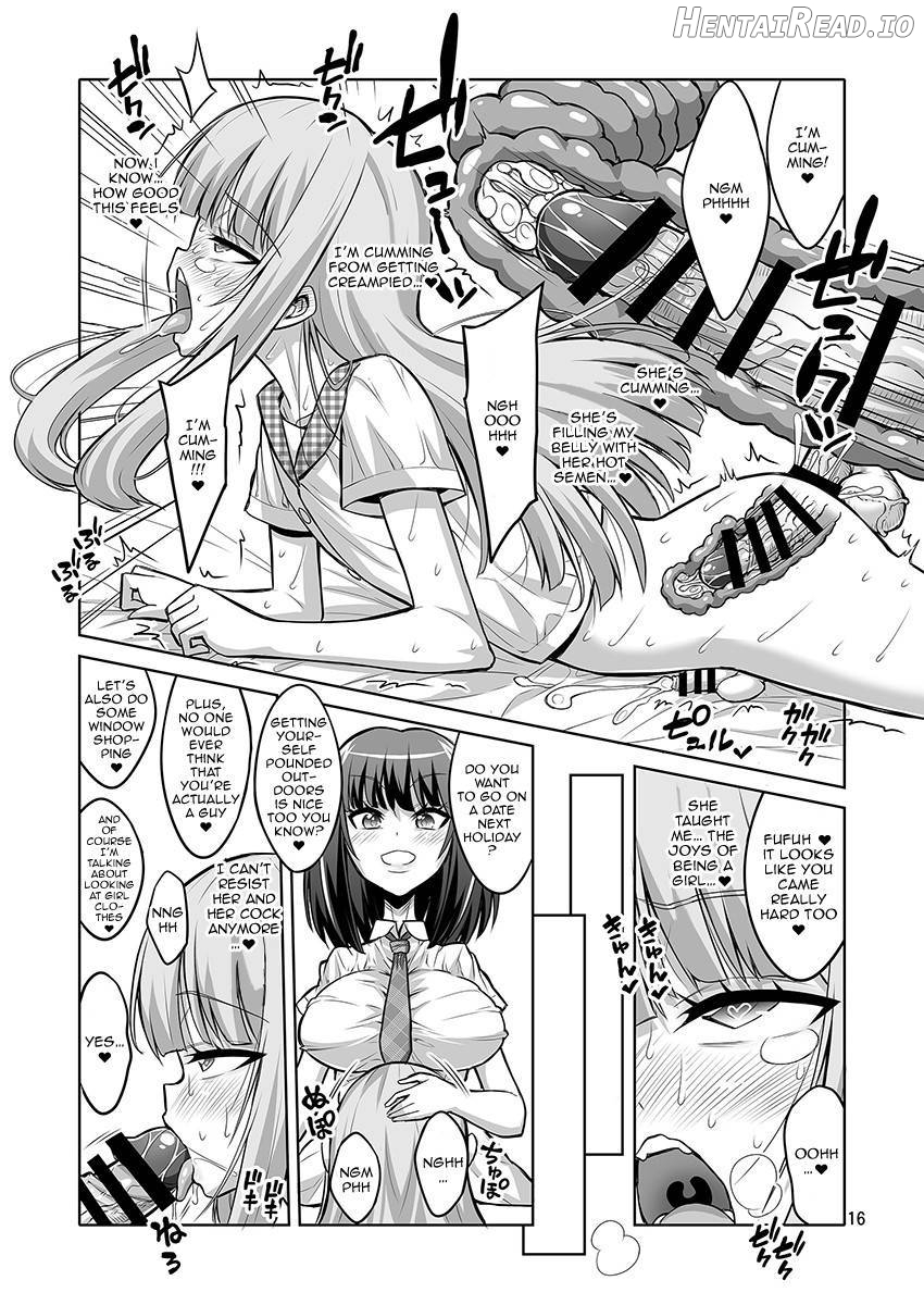 Otokonoko ga Futanari JK DeliHeal o Yondara Byou de Mesu Ochi shichaimashita. Chapter 1 - page 13