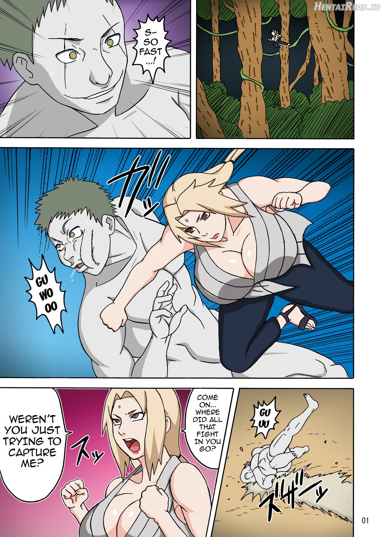 Tsunade no In Kangoku - Colorized Chapter 8 - page 2