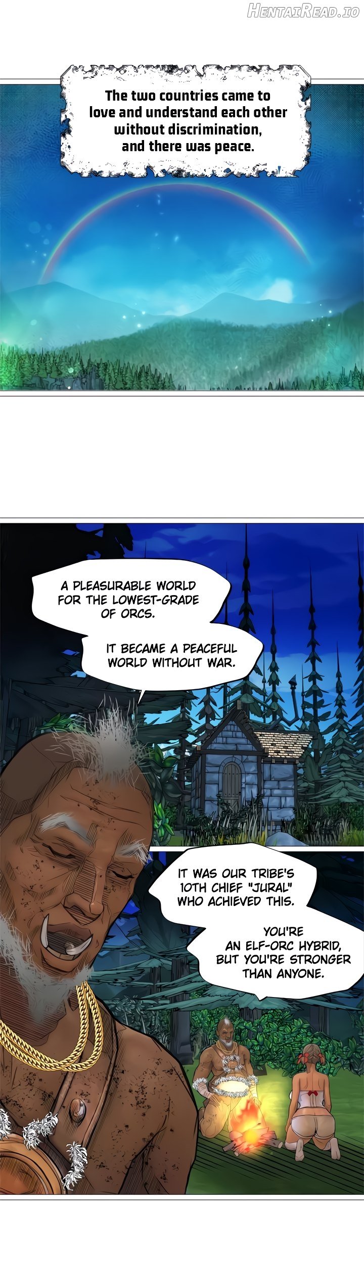 The DARK ELF QUEEN and the SLAVE ORC Chapter 31 - page 35