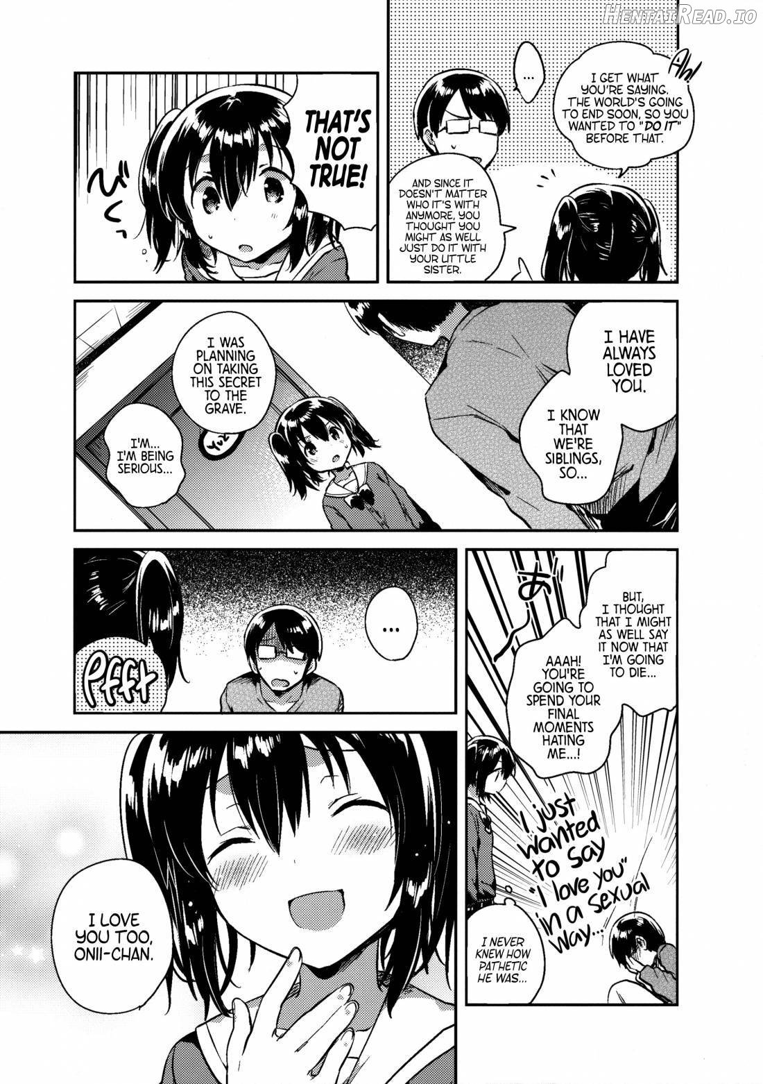 Sekai ga Metsubou Suru node Imouto to Sex Suru Chapter 1 - page 8