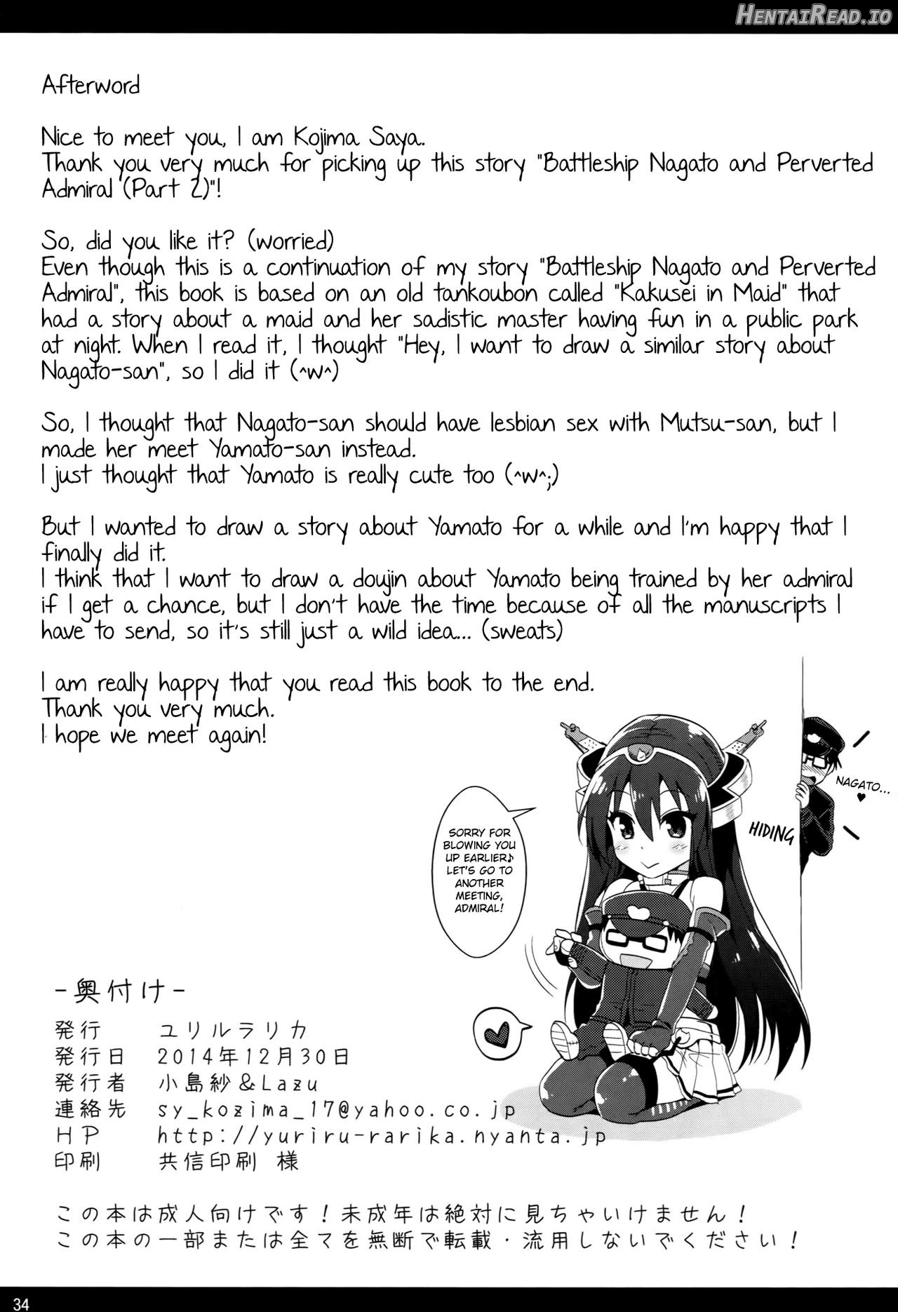 Senkan Nagato to Hentai Teitoku Chapter 2 - page 31