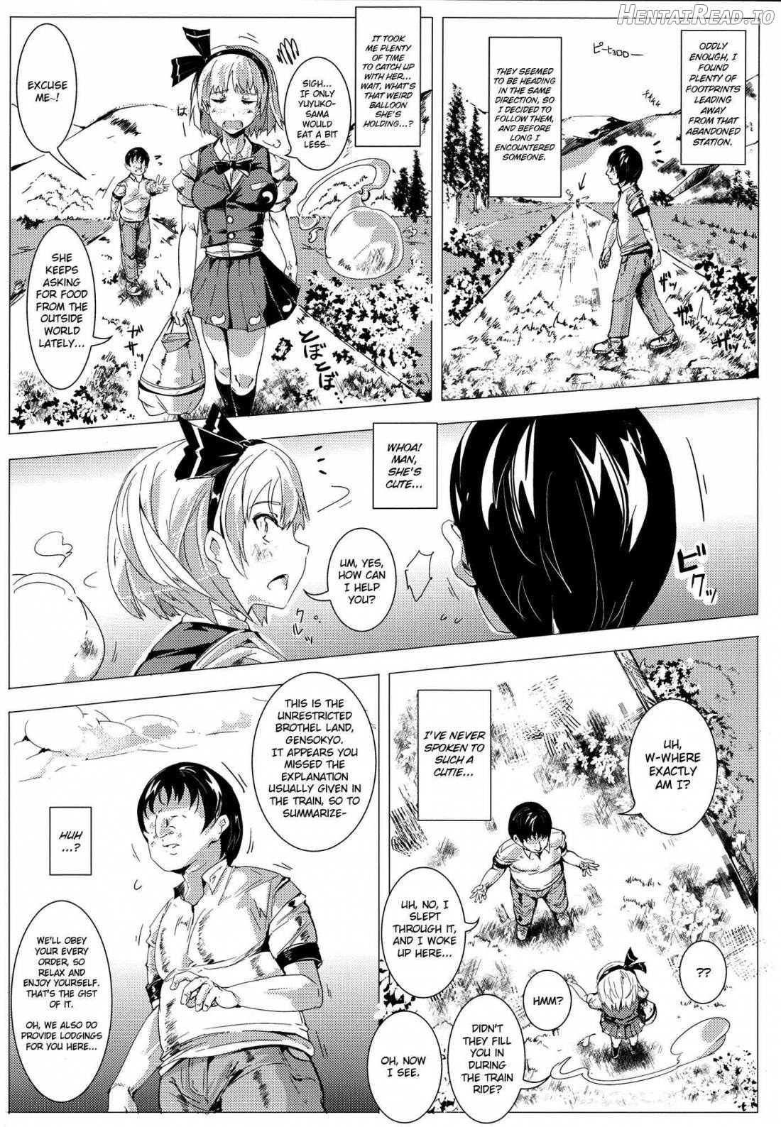 Oidemase!! Jiyuu Fuuzoku Gensoukyou 2-haku 3-kka no Tabi Chapter 1 - page 7