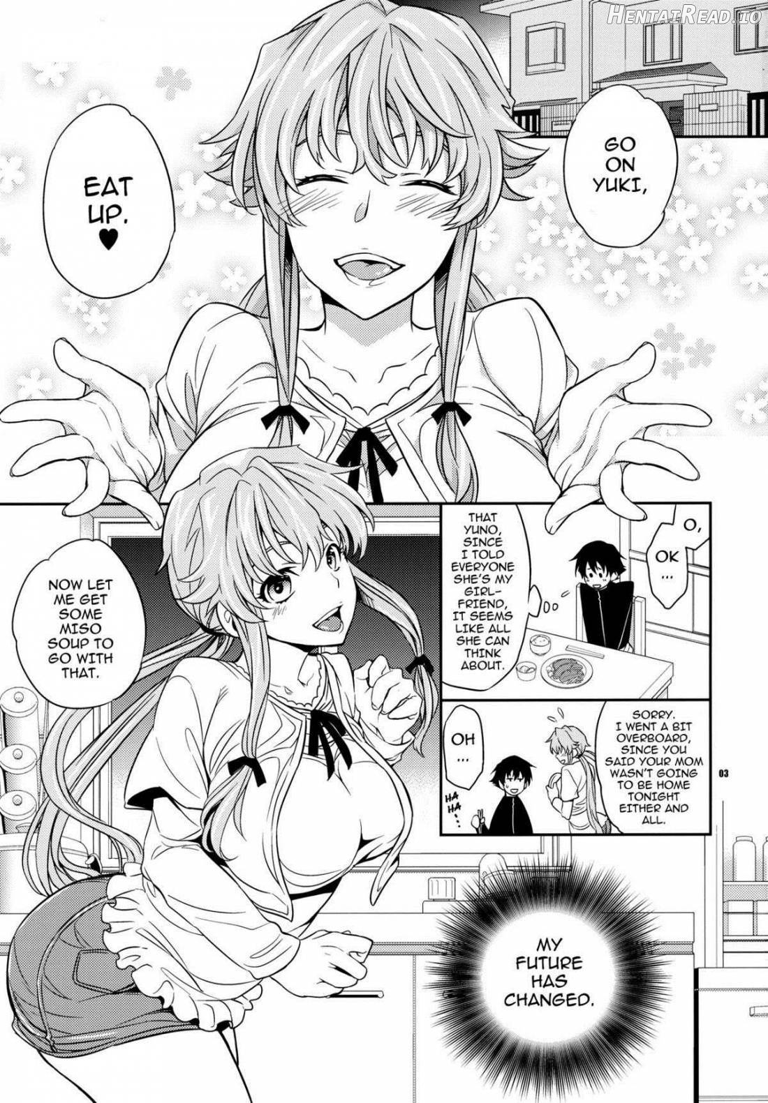 Yuki Yuno Ai no Mirai Nikki + 2011 Winter Omake Chapter 1 - page 2