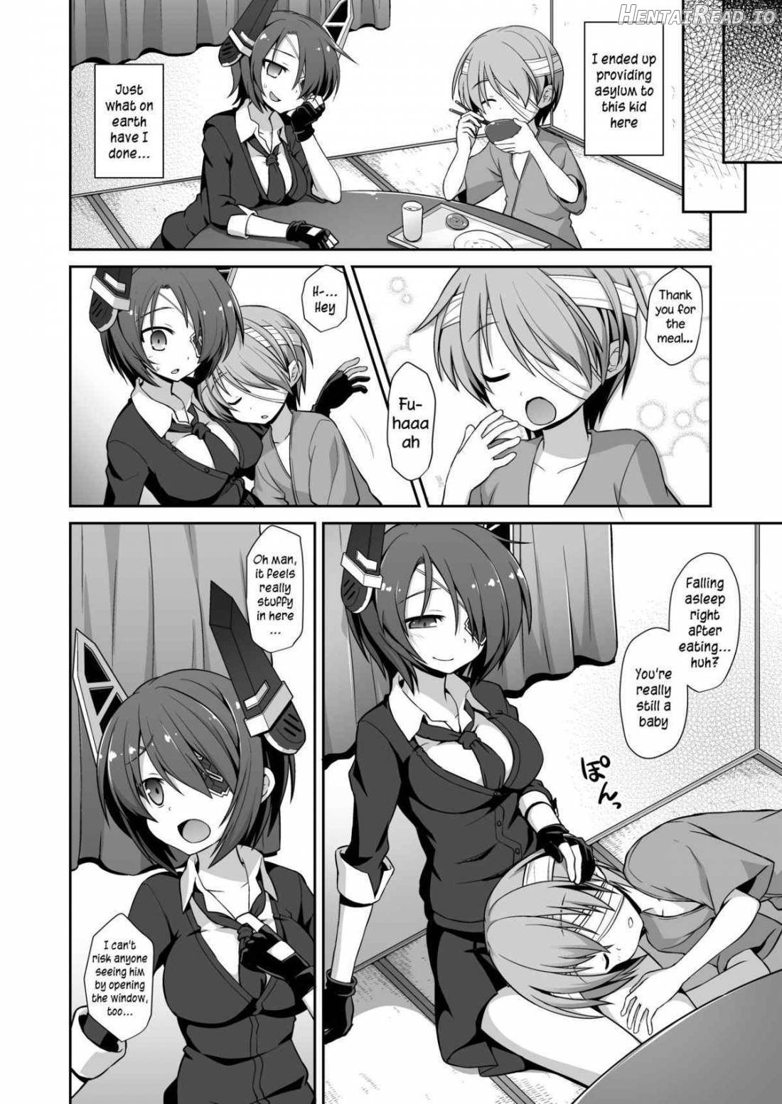 Tenryuu Onee-chan to Naisho no Yasen Enshuu!! Chapter 1 - page 9