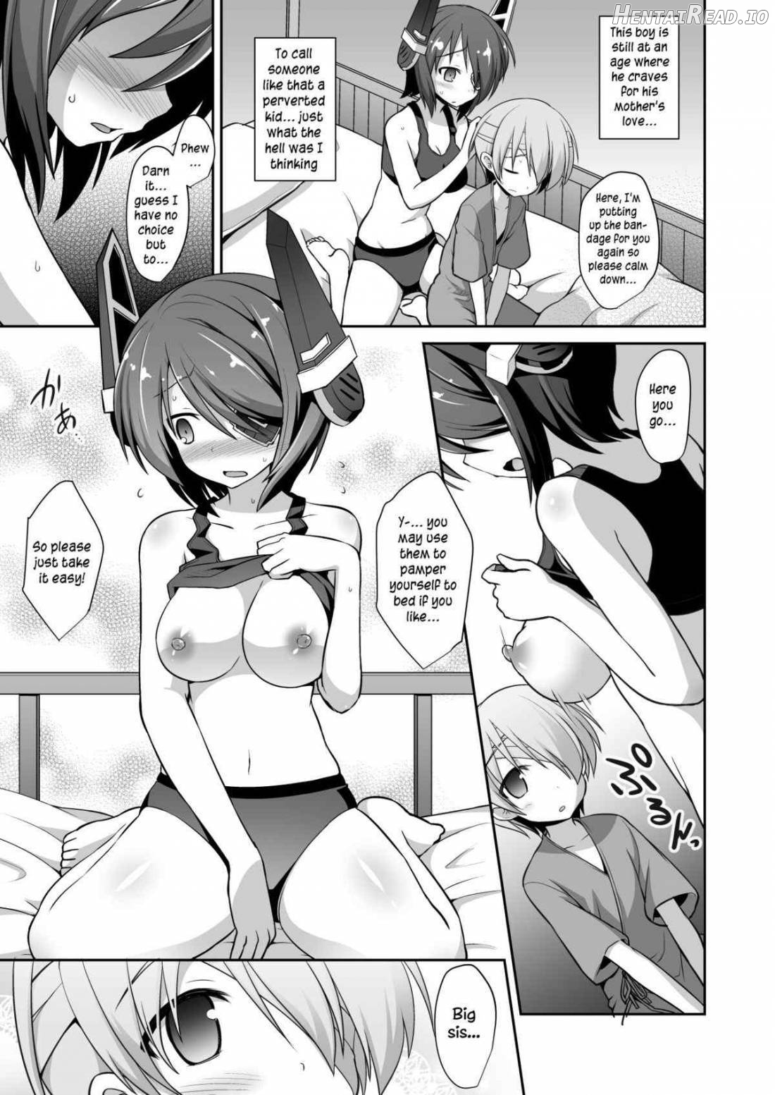 Tenryuu Onee-chan to Naisho no Yasen Enshuu!! Chapter 1 - page 14