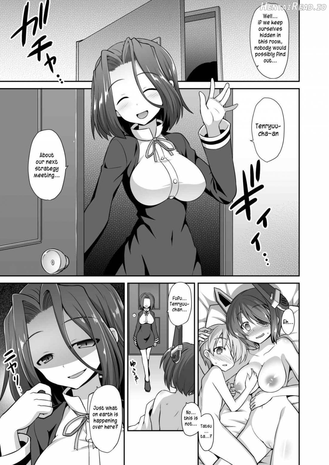 Tenryuu Onee-chan to Naisho no Yasen Enshuu!! Chapter 1 - page 46