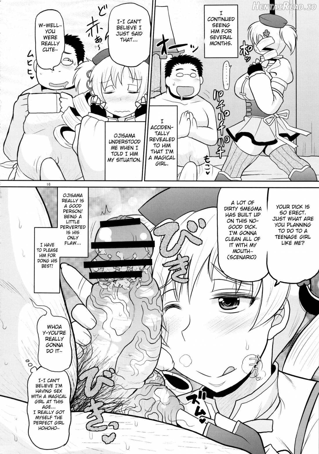 Bakunyuu Bakujiri Mucchimuchi JC Mahou Shoujo Tomoe Mami ni Kimo Debu Otaku ga Kokan no Musket Juu de Daitosshin! Jusei Dangan o Suki Houdai Sukebe Finale Shichau Hon. Chapter 1 - page 16