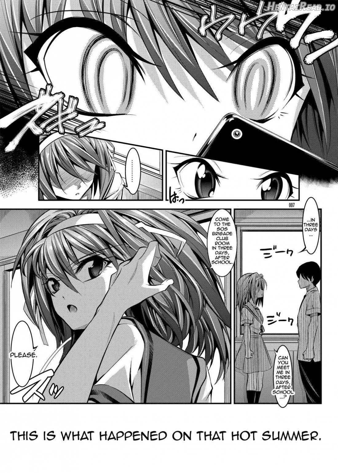 Haruhi ga Yasashiku Fude Kudashi Shitekureru Hon Chapter 1 - page 5