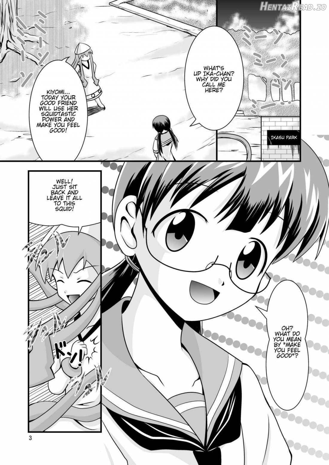 Kiyomi to Sanae to Ika-chan to! Chapter 1 - page 3