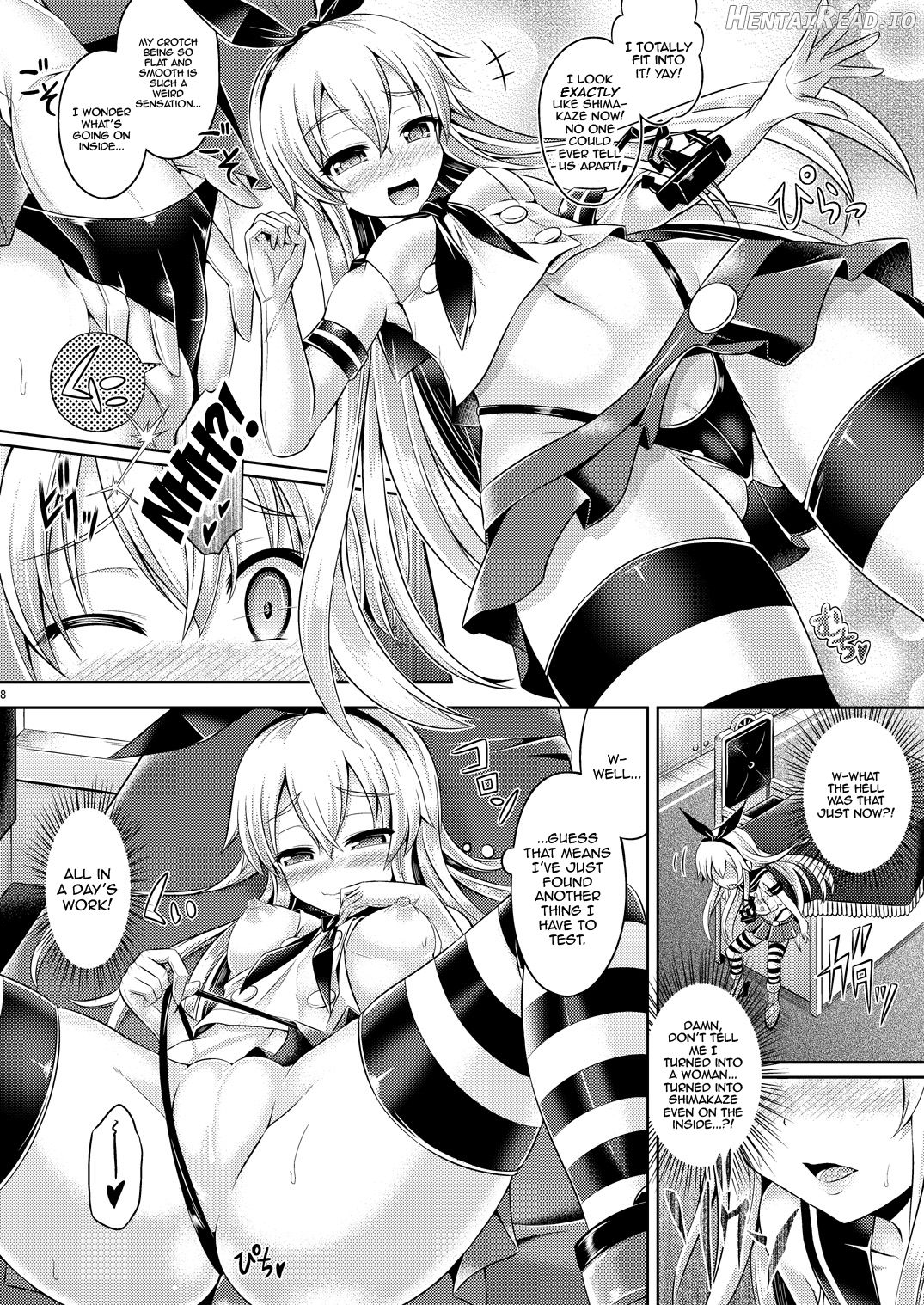 KawaColle Darkness Act. Taihou Chapter 1 - page 5