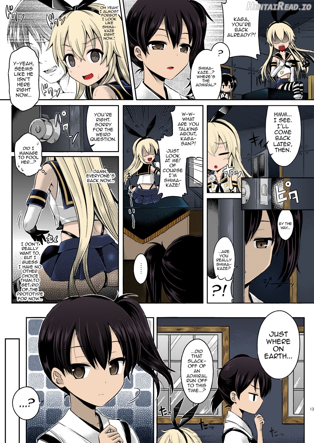 KawaColle Darkness Act. Taihou Chapter 2 - page 9