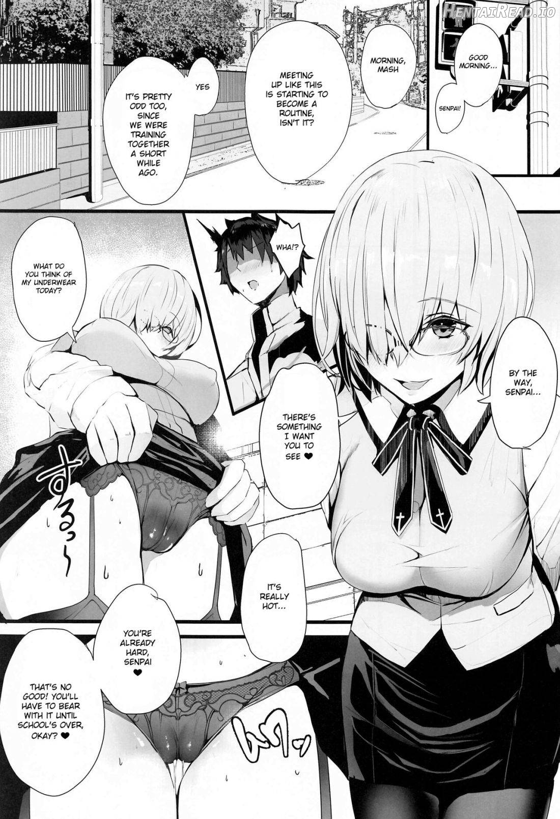 Mash to Koukou Seikatsu Seifuku Hatsu Ecchi Hen Chapter 3 - page 3