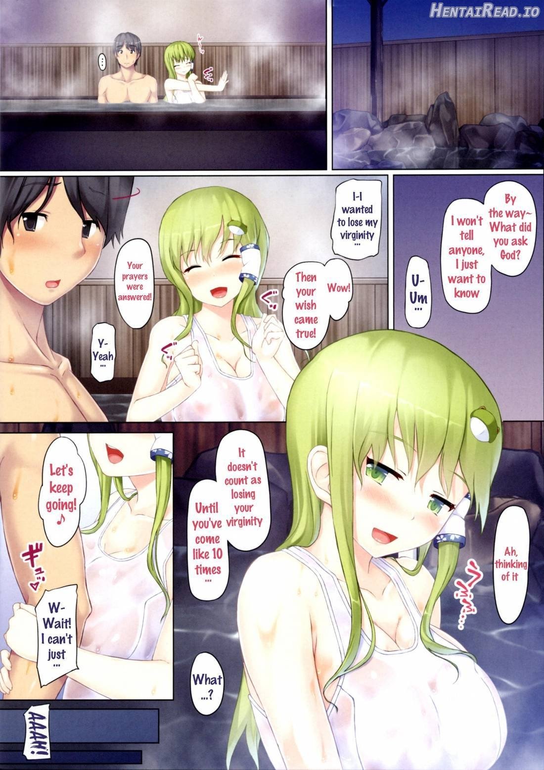 Sanae-san ga Kyuushiro Sukumizu de Fudeoroshi Shite Kureru Hon Chapter 1 - page 14