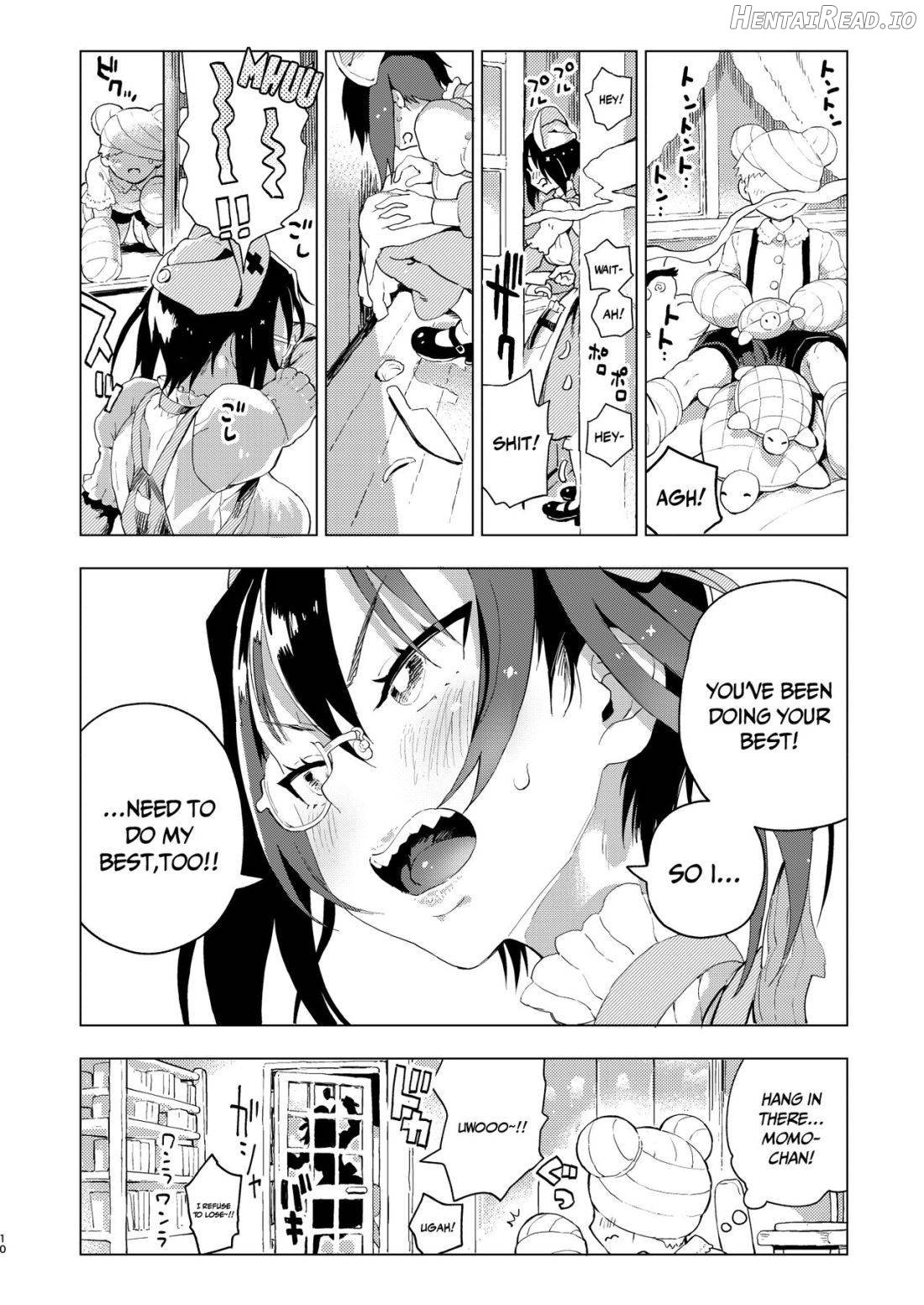 momon 2018-05 Hisshou Momo-chan Senpai no Perfect Date Plan Chapter 3 - page 9