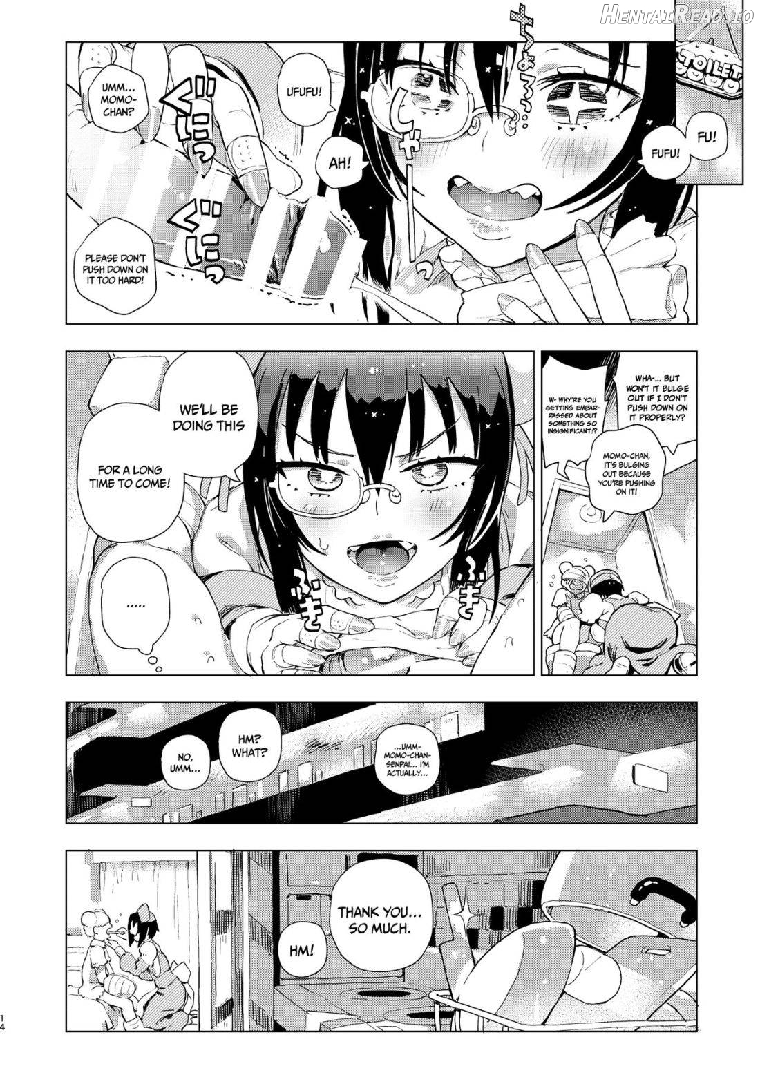 momon 2018-05 Hisshou Momo-chan Senpai no Perfect Date Plan Chapter 3 - page 13