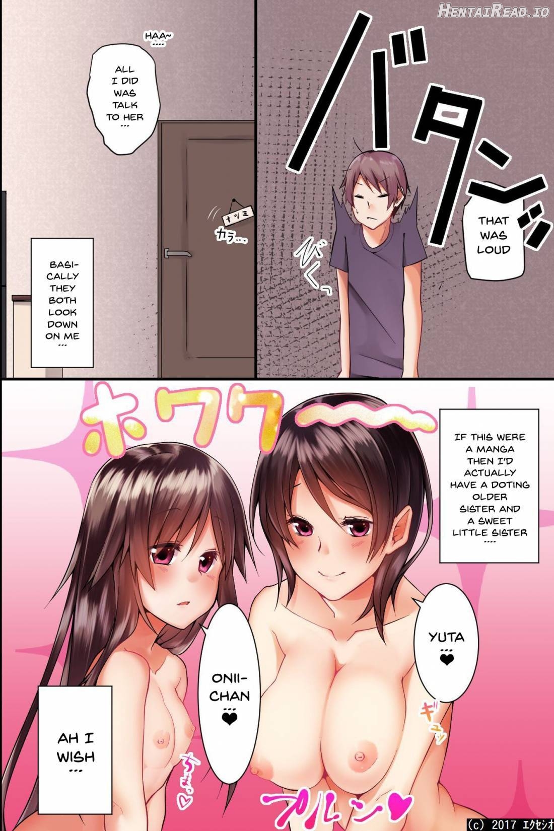 Jikochuu na Kyonyuu Ane to Hinnyuu Imouto o Matomete Saimin ni Kakete Omocha ni Shite, Ichaicha Shinagara 3P Nama Honban! Chapter 1 - page 4