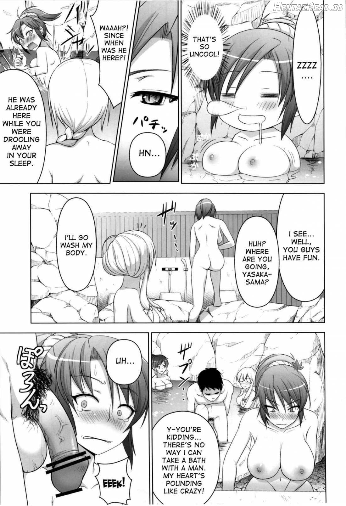 Onsen de Boin-Boin Aneki-tachi ni Bokki wo Misetsukeru Hon Chapter 1 - page 5