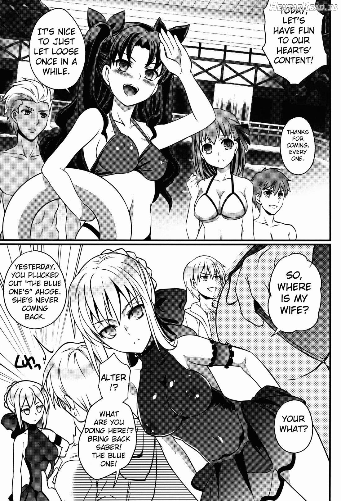 BITCH QUEENS Wakuwaku Poolside Date Chapter 1 - page 4