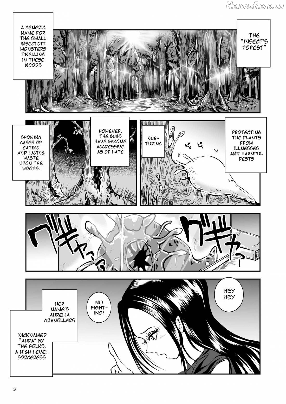 Oonamekuji to Kurokami no Mahoutsukai Chapter 1 - page 2