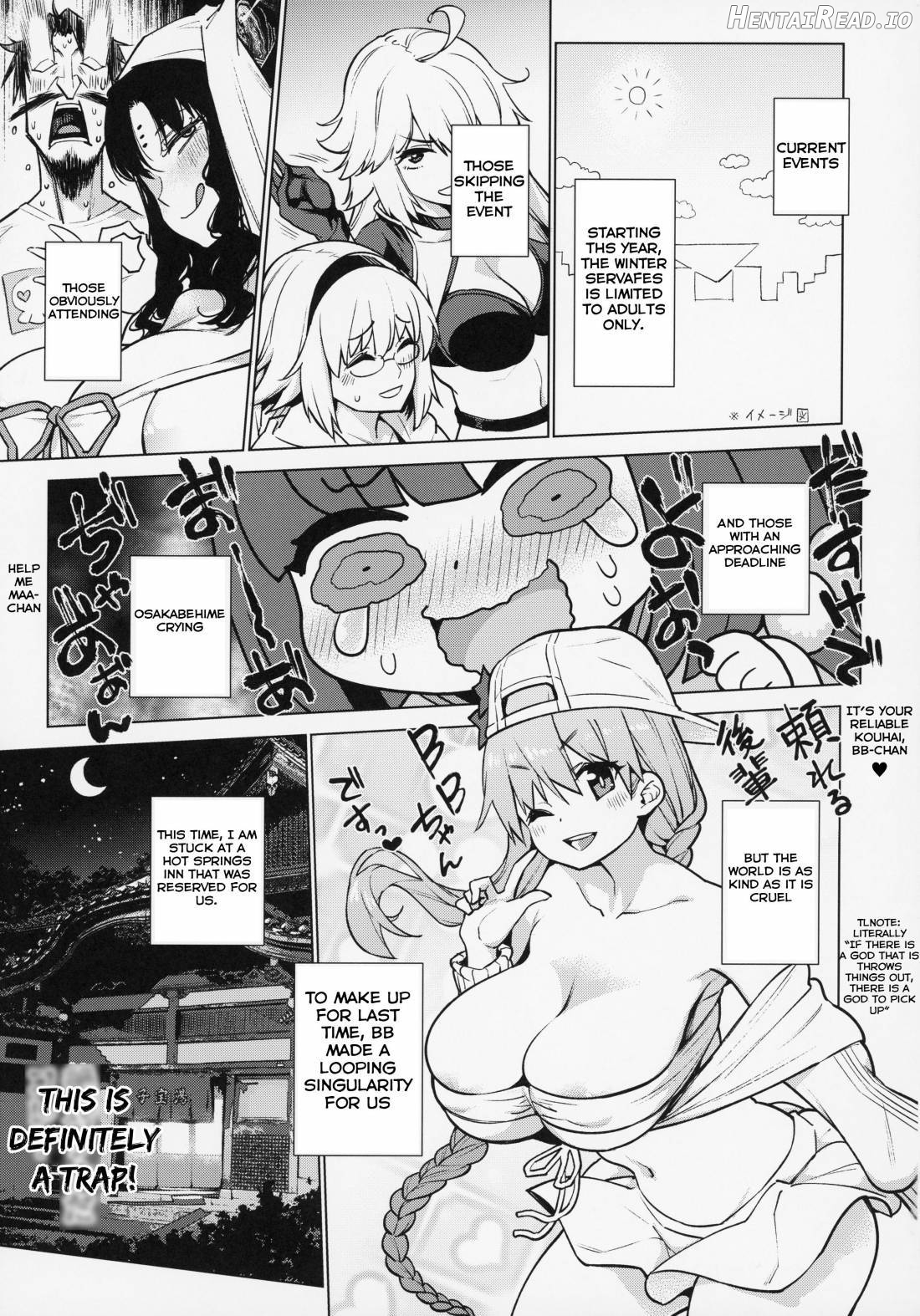 Osakabehime to Genkou Gasshuku Shi ni Itta Hazu no Onsen Ryokan de Sex Suru dake no Hon. Chapter 1 - page 2