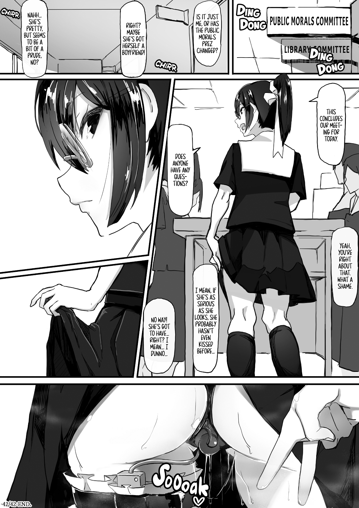 Fuuki Iinchou wa Kusuri ni Yowai Chapter 2 - page 43