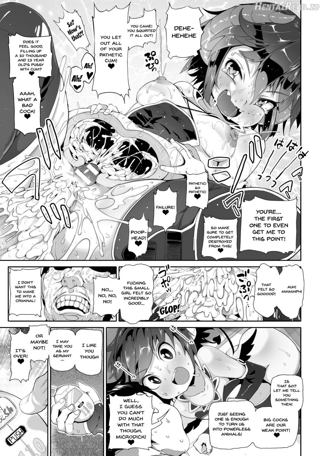 2D Comic Magazine Mesugaki Succubus Seisai Namaiki Aka-chan Heya o Wakarase-bou de Kousei Knock Vol. 1 Chapter 1 - page 68