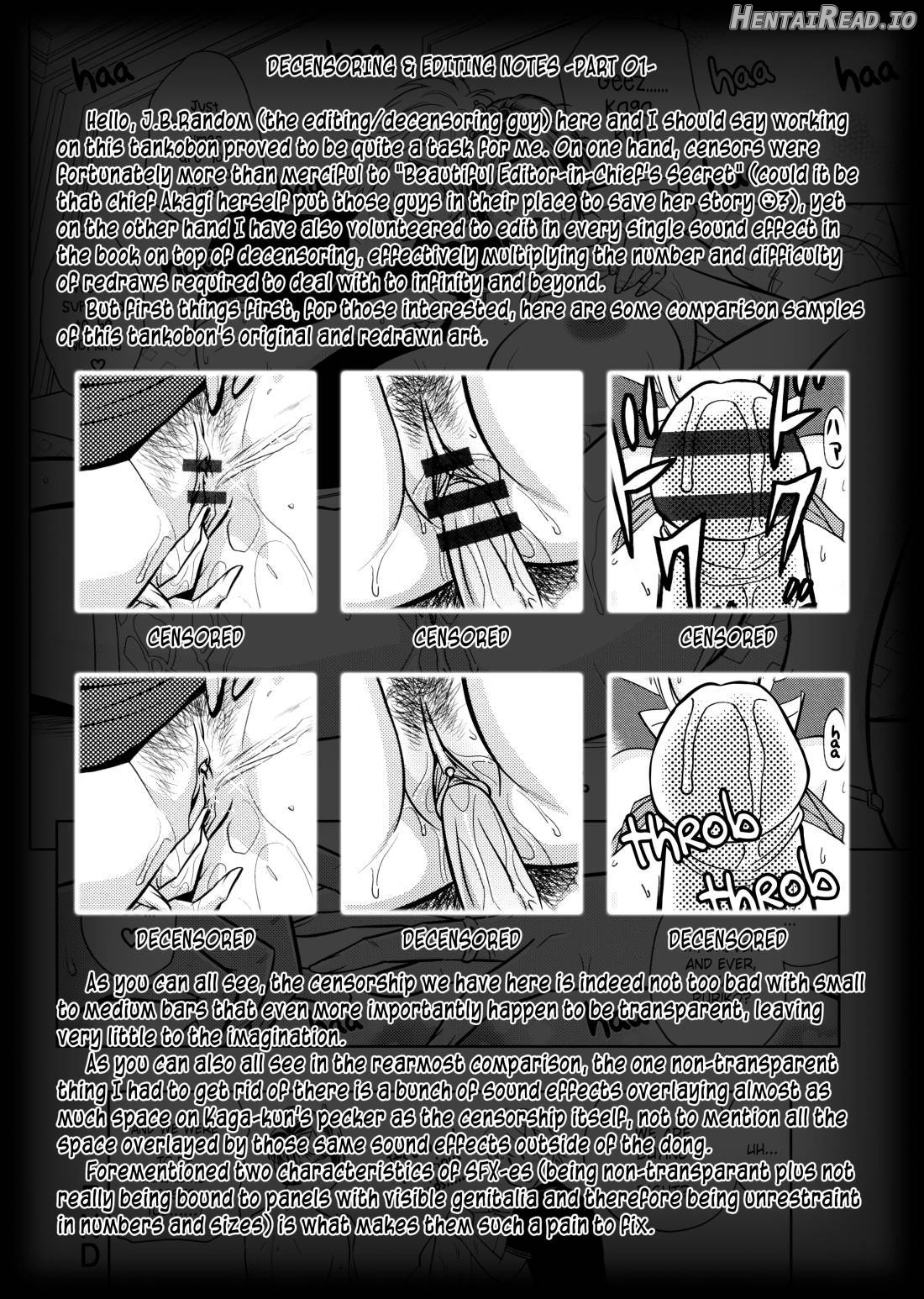 Bijin Henshuu-chou no Himitsu - Decensored Chapter 1 - page 203