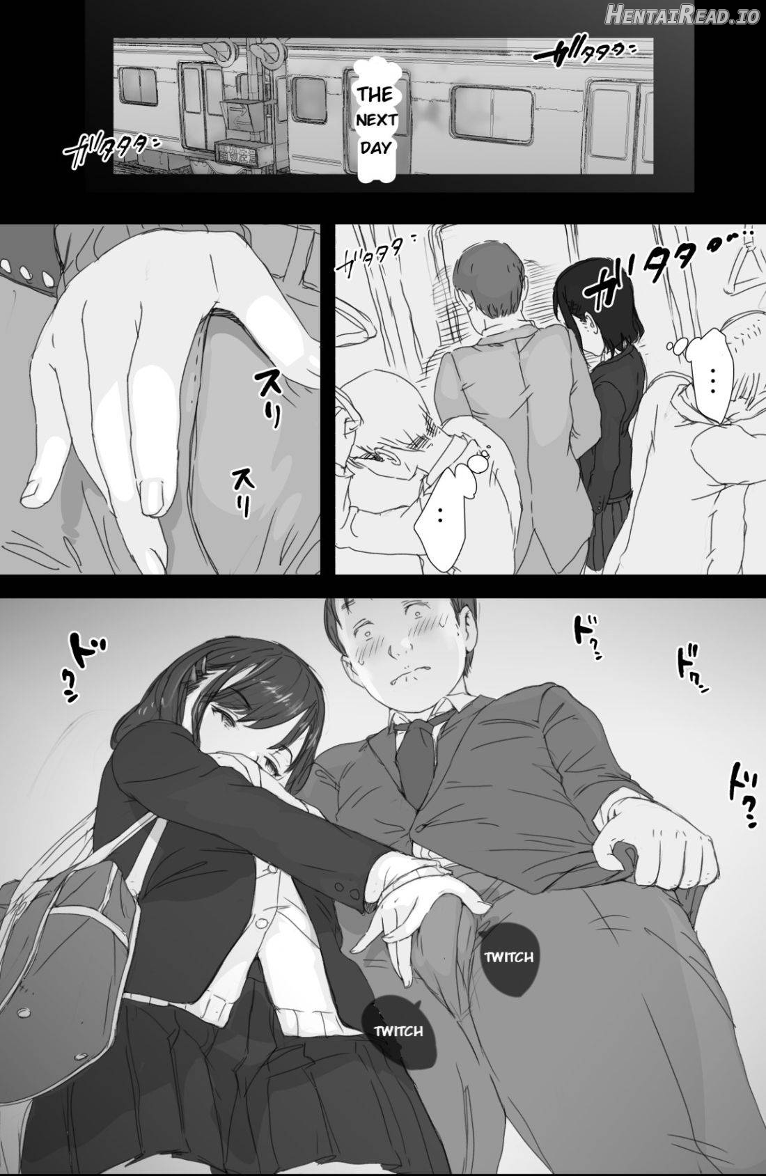 Tsuukin Densha de Oppai o Mise ni Kuru Musume ga Ite Komattemasu Chapter 1 - page 15