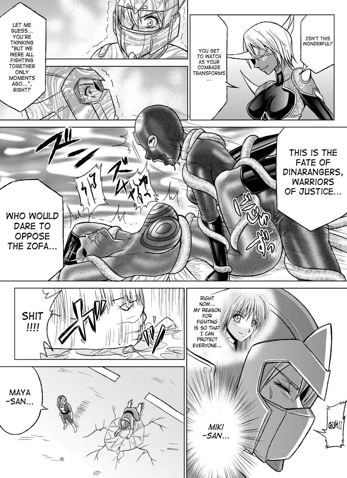 Tokubousentai Dinaranger ~Heroine Kairaku Sennou Keikaku~ Vol. 01 Chapter 6 - page 58