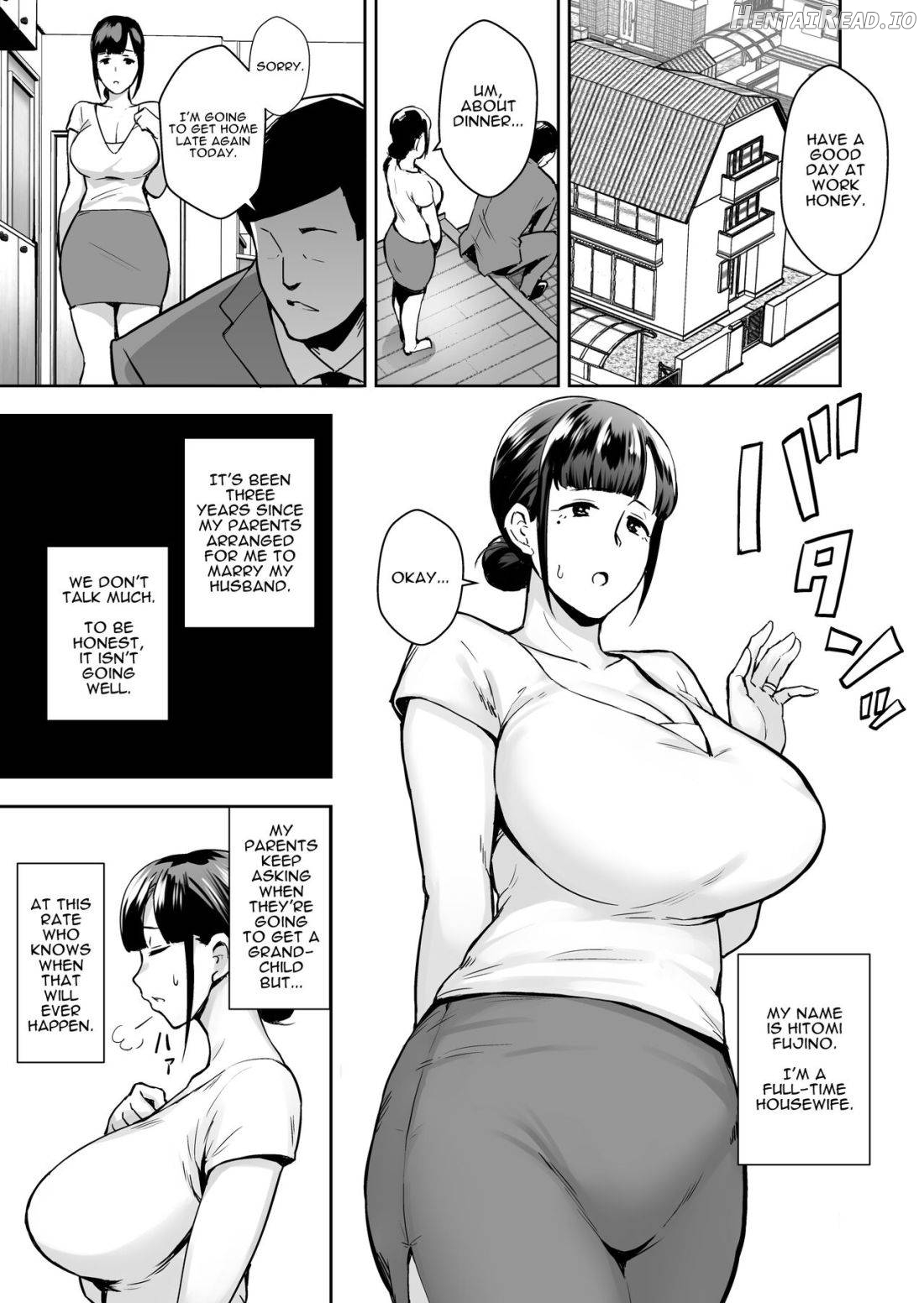 Netorareta Bakunyuu Seiso Zuma Hitomi -Oikko ni Torotoro ni Tokasaremashita Chapter 1 - page 2