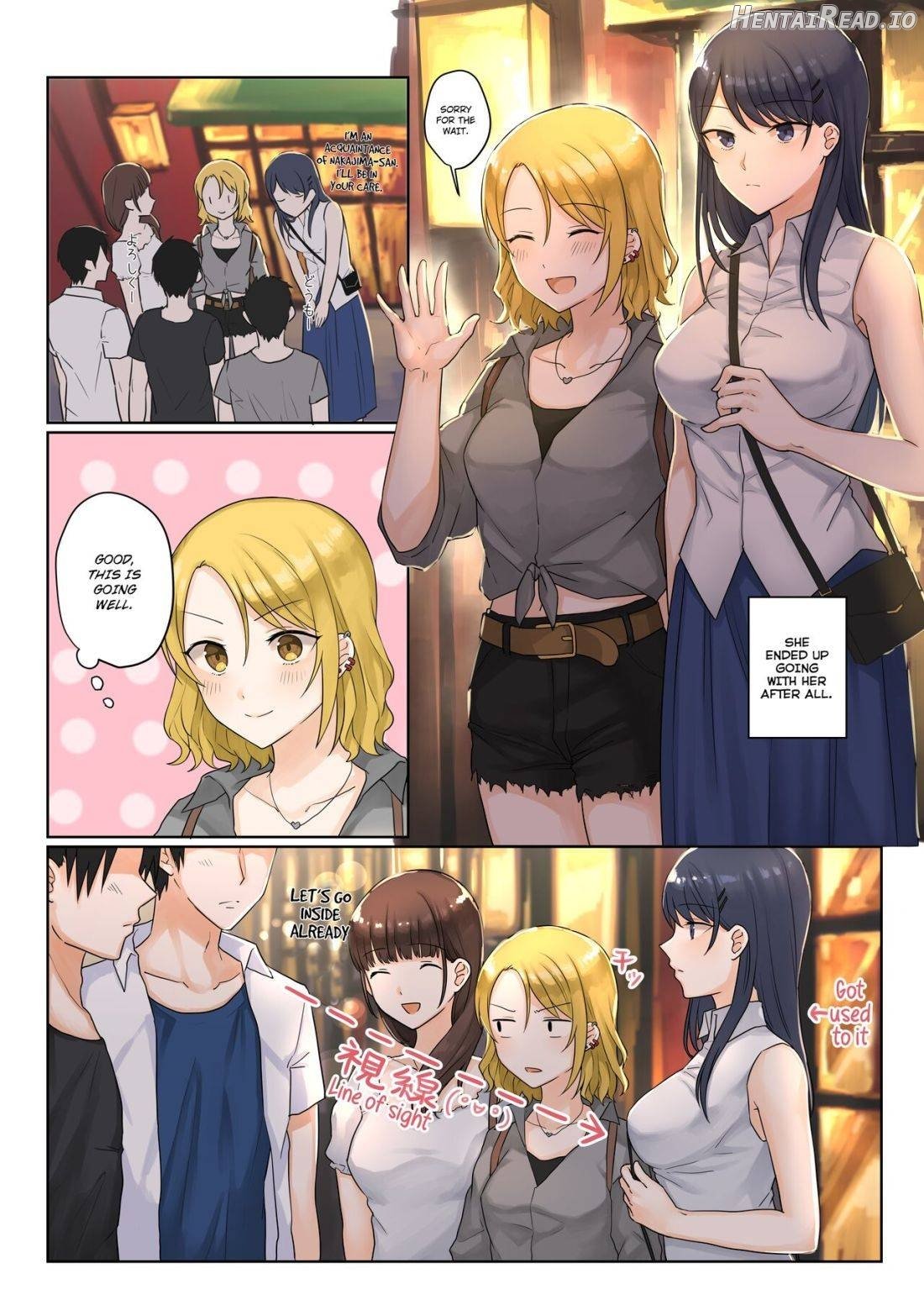 1RT de Nakawarui Nonke Joshi-tachi ga 1-byou Kiss suru Series - Otameshi Dousei shiteminai? Chapter 2 - page 3