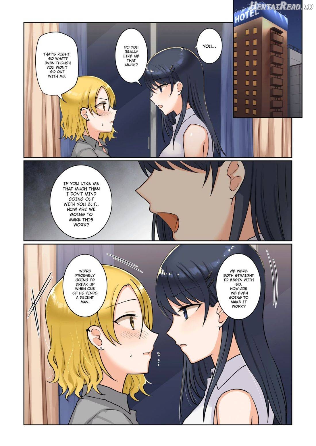 1RT de Nakawarui Nonke Joshi-tachi ga 1-byou Kiss suru Series - Otameshi Dousei shiteminai? Chapter 2 - page 18