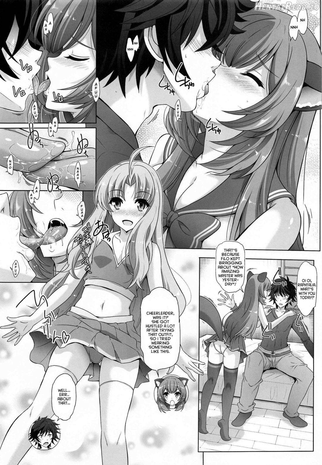 Yoru mo Sugoku Rippa na Yuusha-sama ni 1-ban Jouzu ni Gohoushi Dekiru no wa Raphtalia nandesu kara ne Chapter 1 - page 4