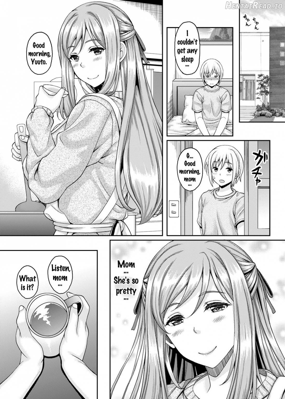 Ureta Karada o Moteamashita Miboujin to Sokuhame Dekiru SNS ga Arutte Hontou desu ka? 3 Musuko no Me no Mae de Okasarenagara mo Kyousei o Agetsuzukeru Inran Haha Hen Chapter 1 - page 3