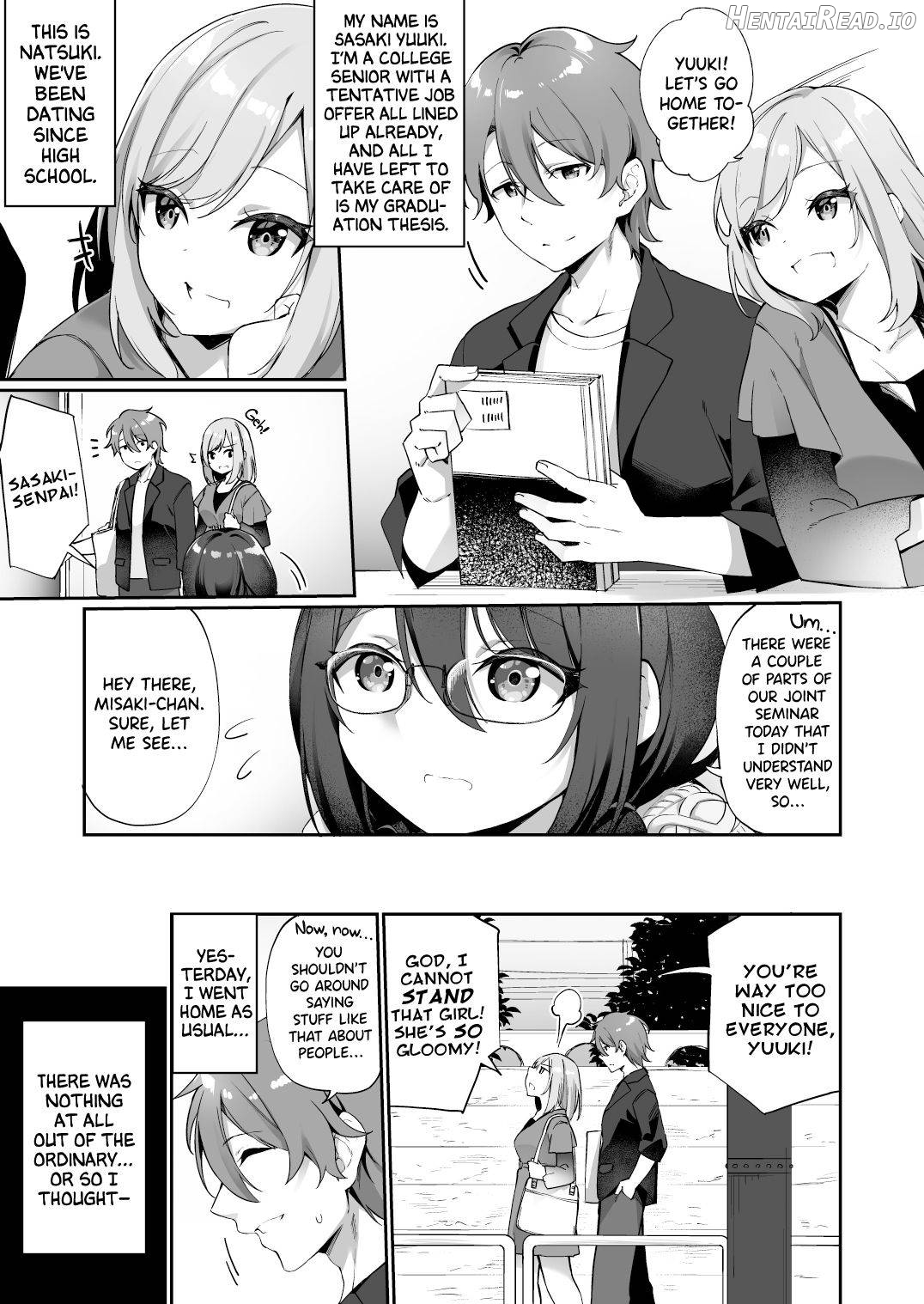 Boku no Koe o Kiku dake de Hatsujou Shichau Yandere Kyonyuu Kouhai ni Karada o Irekaerarete Shimatta! Chapter 1 - page 2