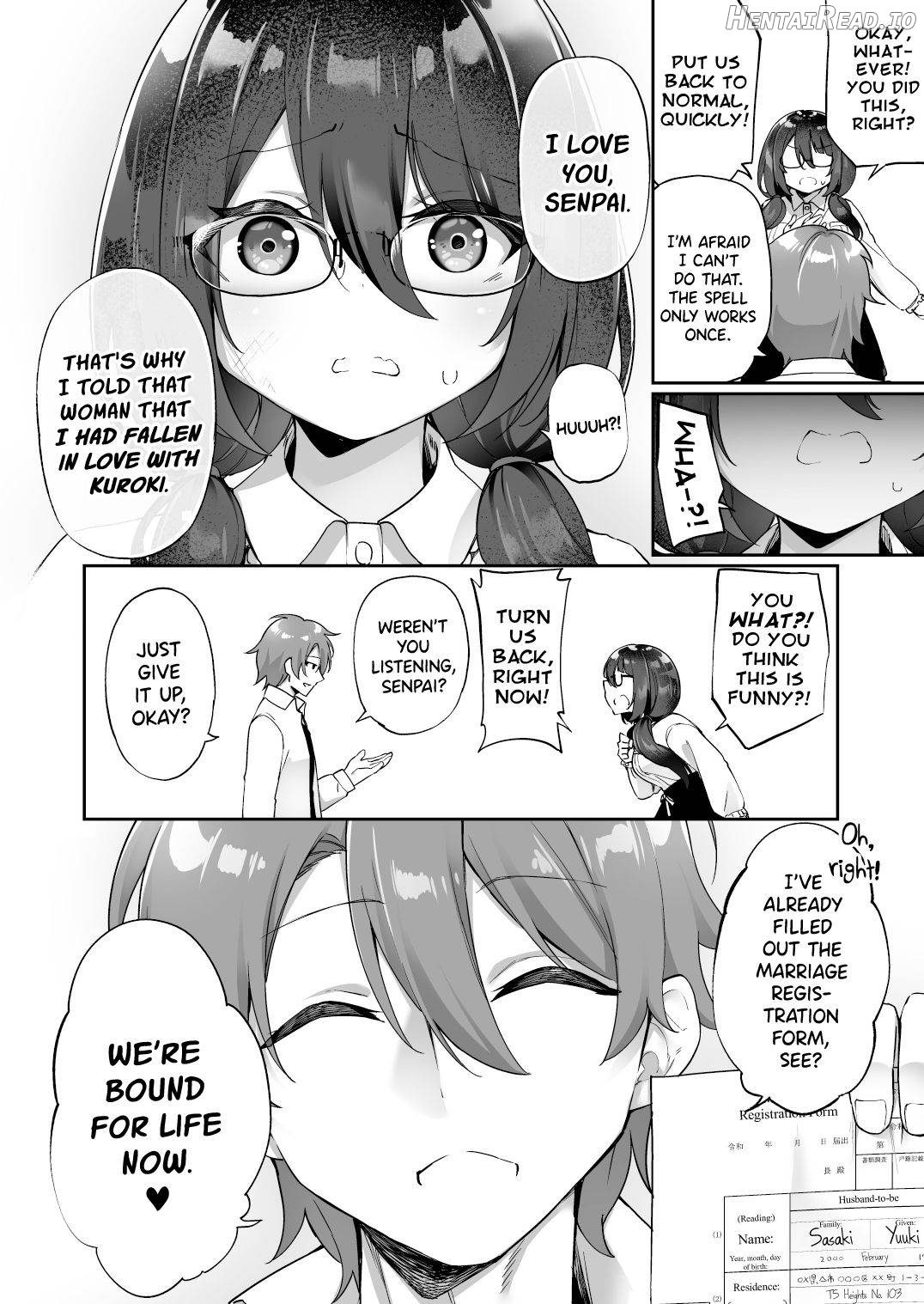 Boku no Koe o Kiku dake de Hatsujou Shichau Yandere Kyonyuu Kouhai ni Karada o Irekaerarete Shimatta! Chapter 1 - page 9