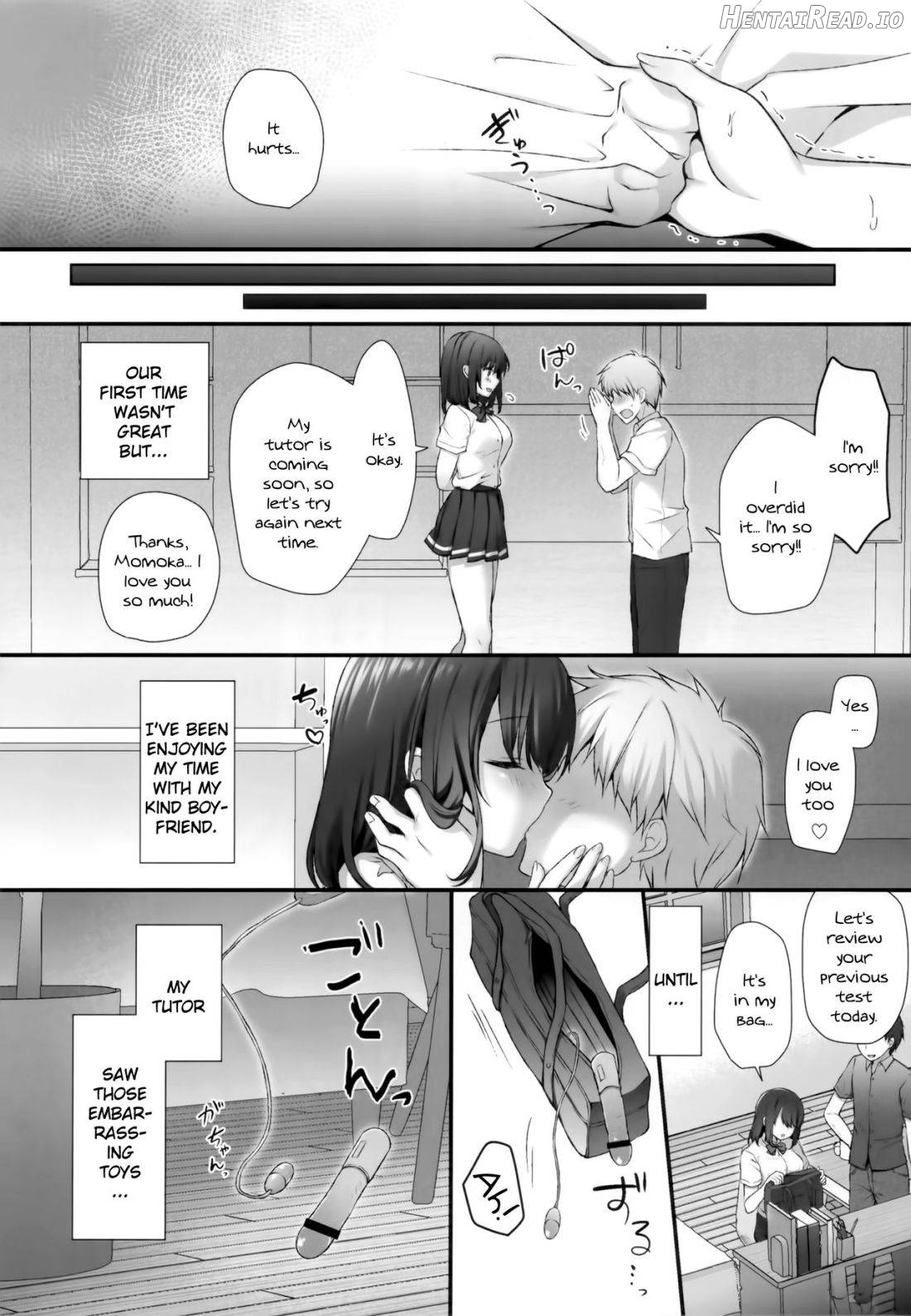 Sensei Dame desu... ~Kyonyuu Shoujo Momoka no Futaana Omocha Seme~ Chapter 1 - page 3