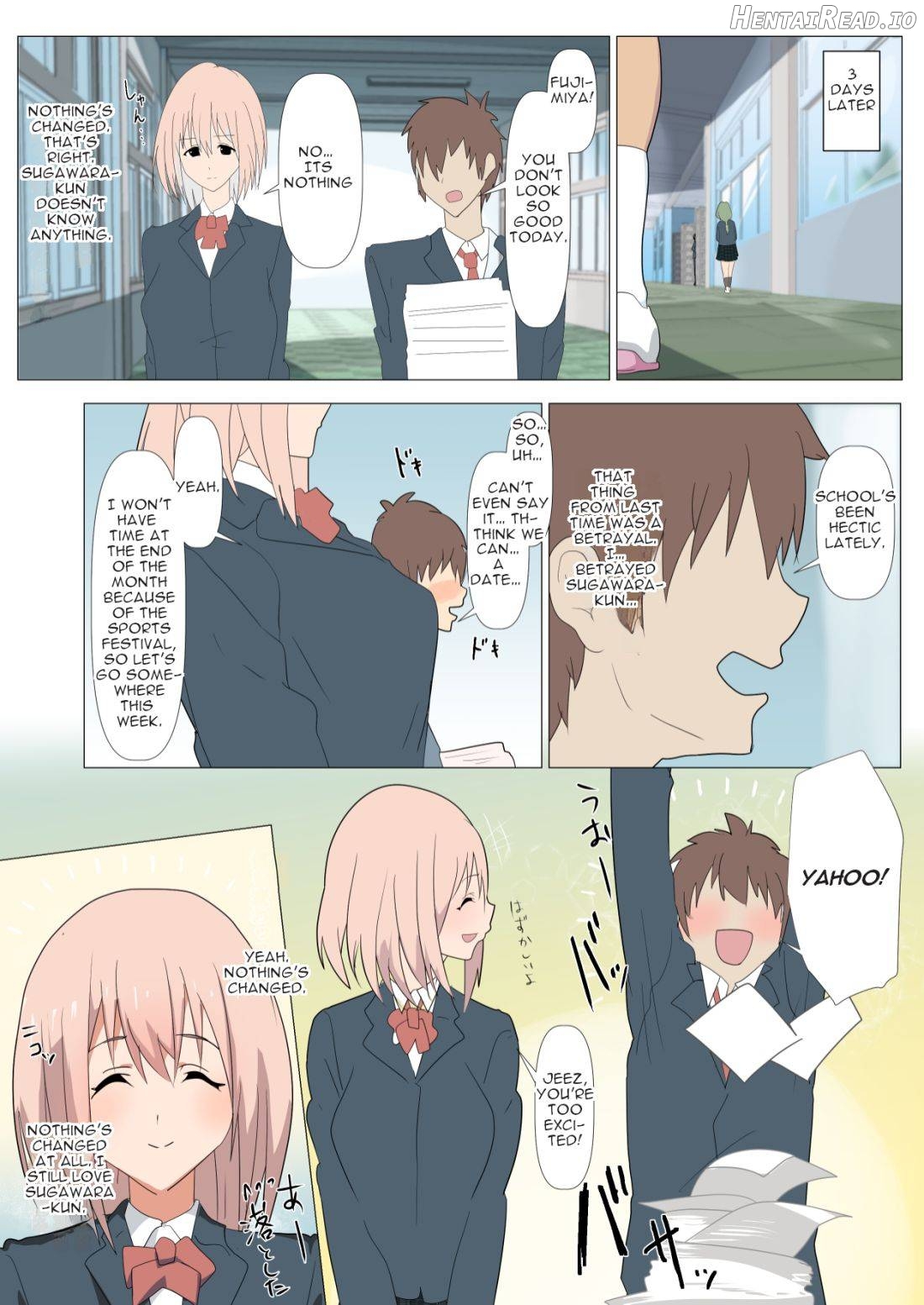 Ribbon no Ochita Hi ~Osananajimi no Kare no Shiranu Ma ni Class no Charao ni NTR sarete ita Hanashi. Chapter 1 - page 24